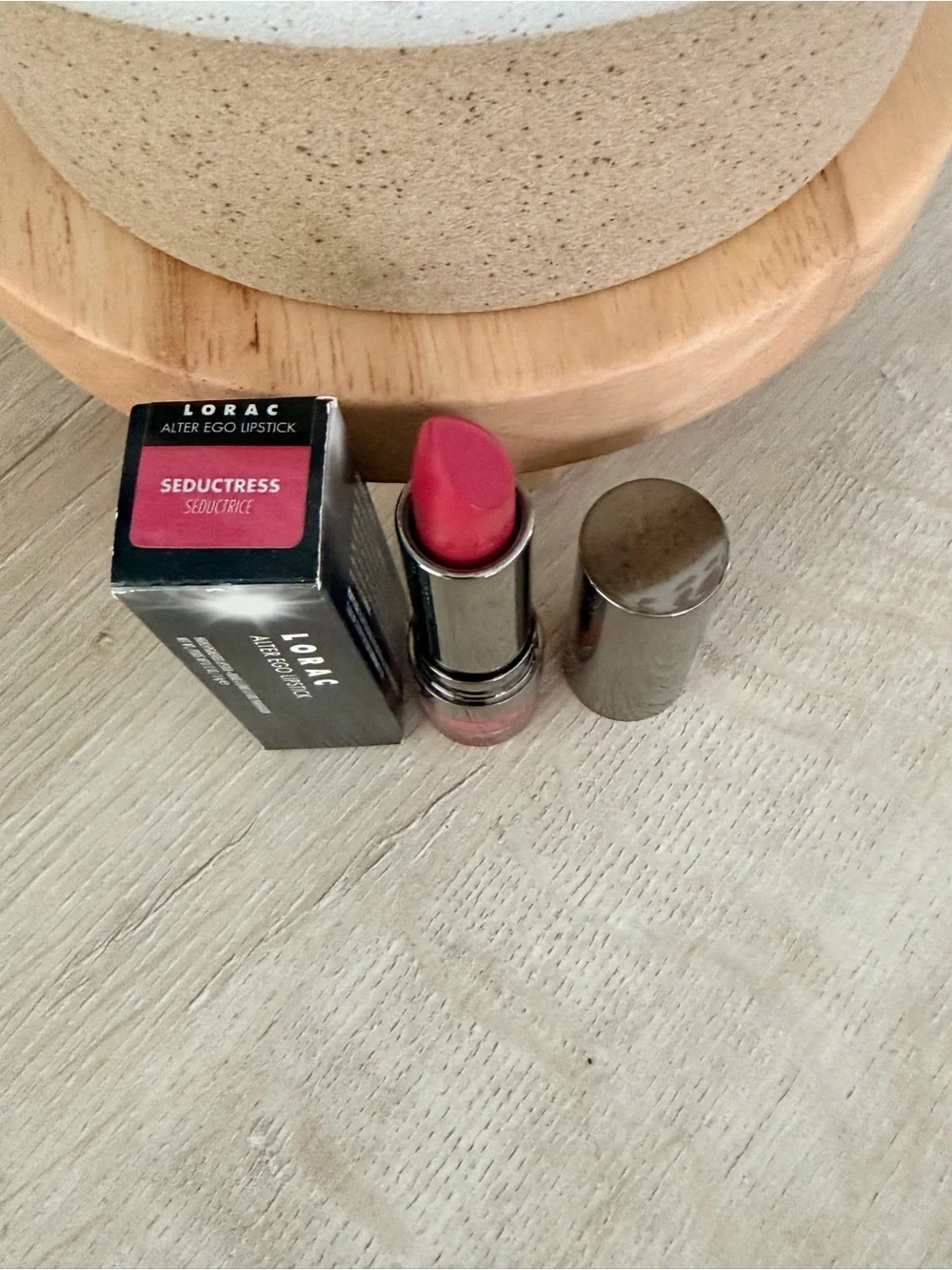 LORAC Satin Matte Lipstick - Shade: Seductress/Pink